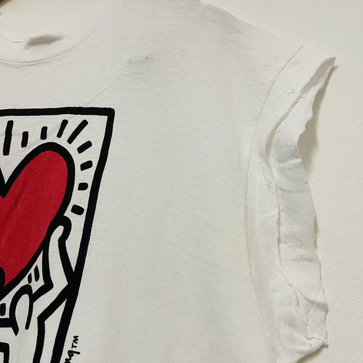 Vintage 90s Keith Haring T-Shirt / Pop Art / Rare / Artwork