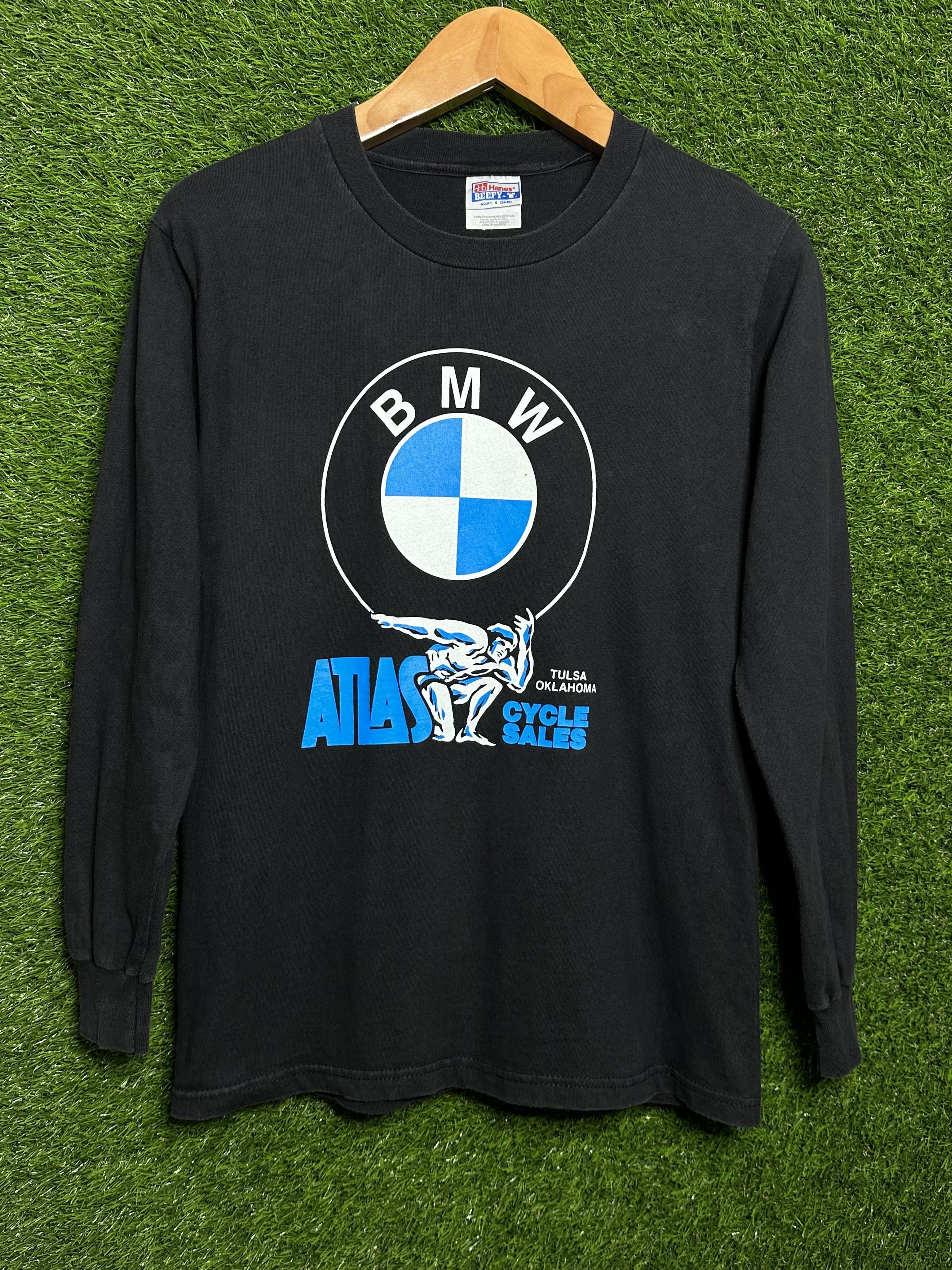 Vintage 🚨Vintage BMW Atlas Cycle Sales Tulsa 90s Car Promo T-Shirt Size US S / EU 44-46 / 1 - 1 Thumbnail
