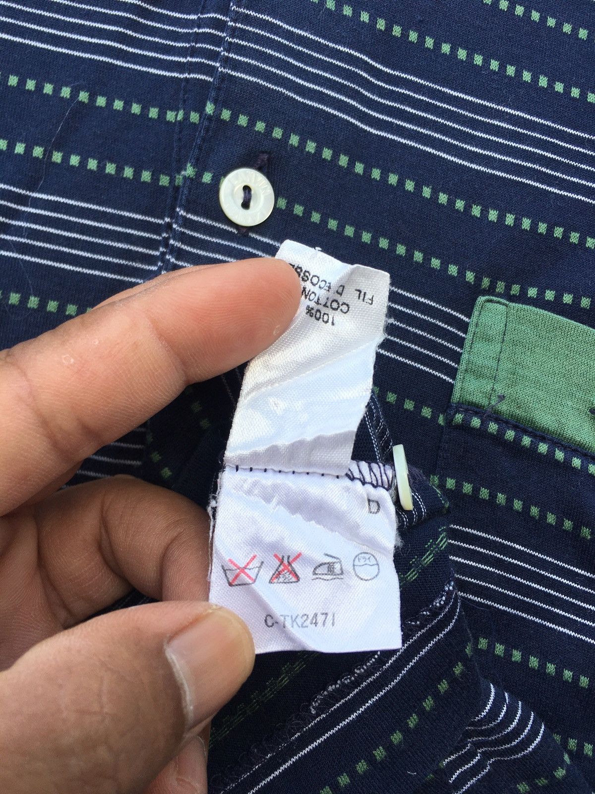 Lanvin Rare Vintage Lanvin Stripes Collar Shirt Size US M / EU 48-50 / 2 - 9 Thumbnail