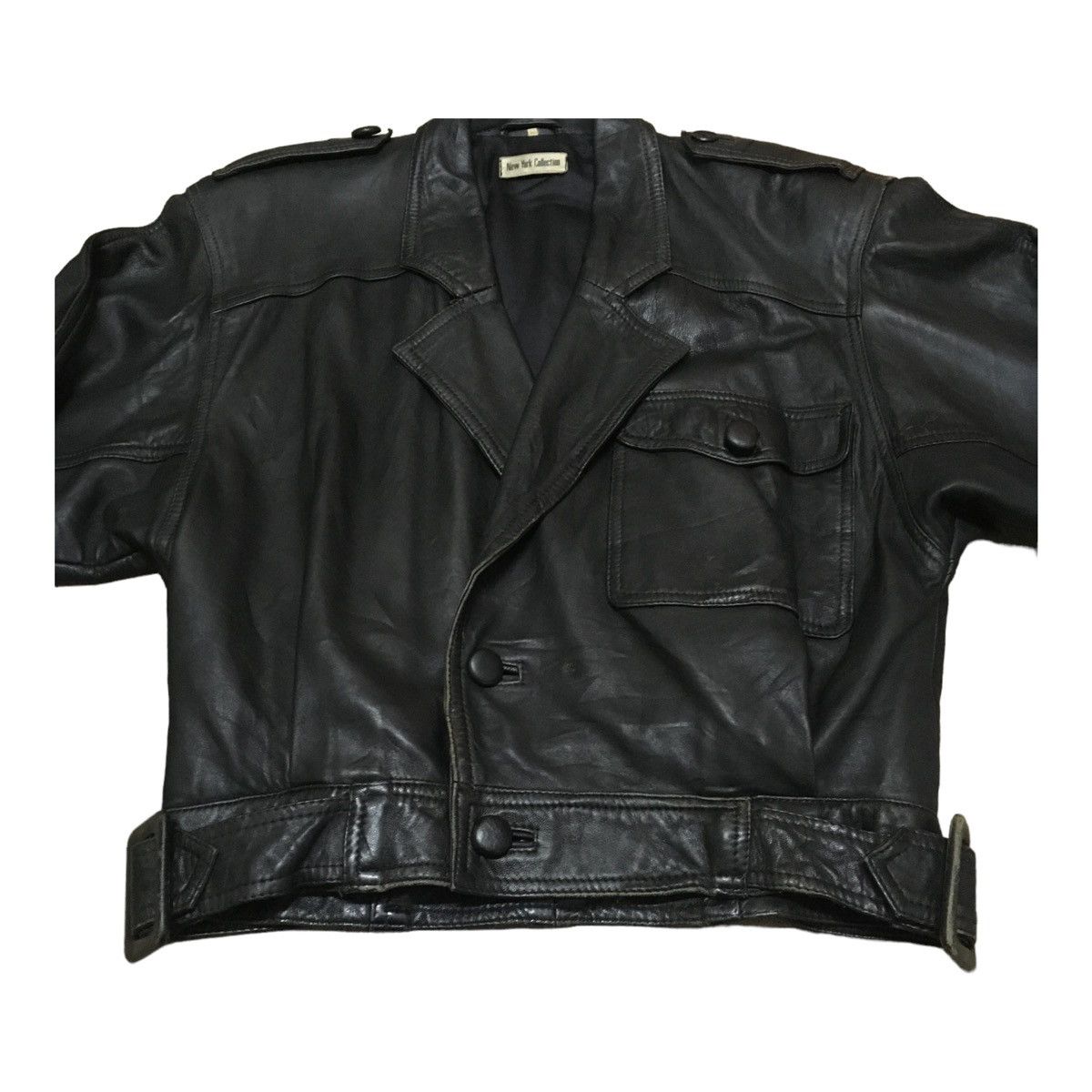 Designer × Vintage Rare Design Vintage Brand NY Collection Leather Jacket 1990s Size US M / EU 48-50 / 2 - 3 Thumbnail