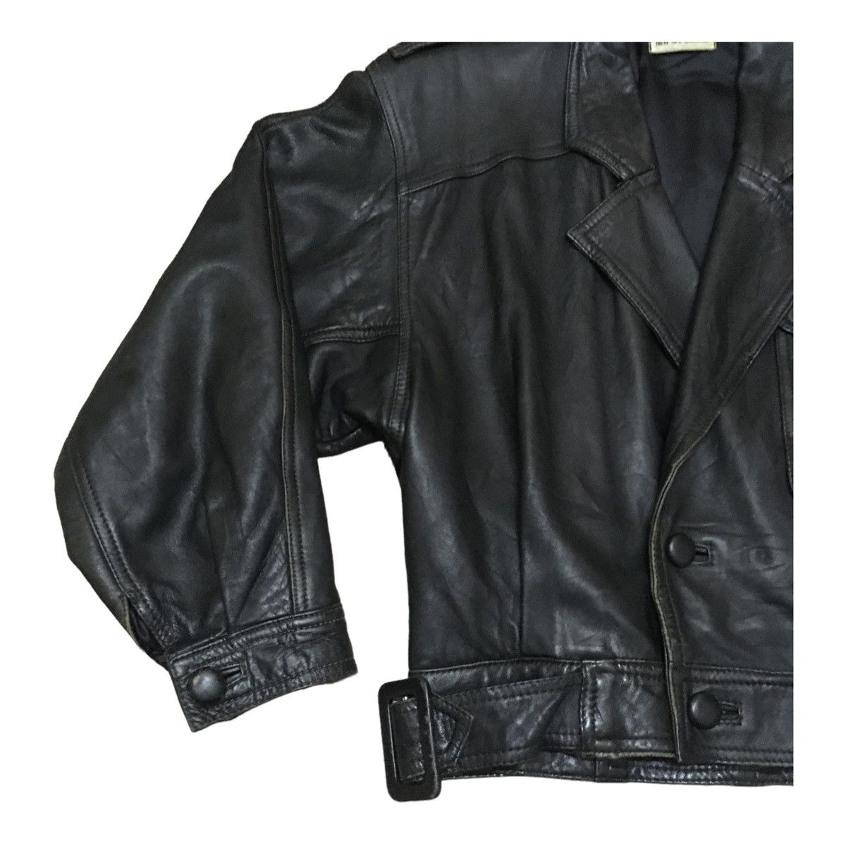 Designer × Vintage Rare Design Vintage Brand NY Collection Leather Jacket 1990s Size US M / EU 48-50 / 2 - 5 Thumbnail