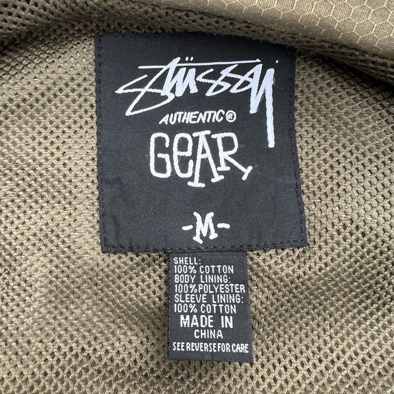 Vintage Stussy Authentic Gear workwear outer jacket