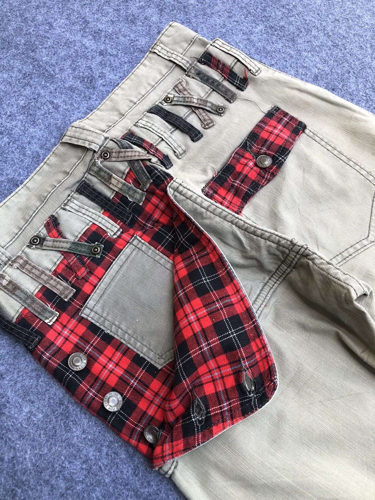Japanese Brand Rare🔥Jungle Storm Double Waist jeans Size US 30 / EU 46 - 6 Thumbnail