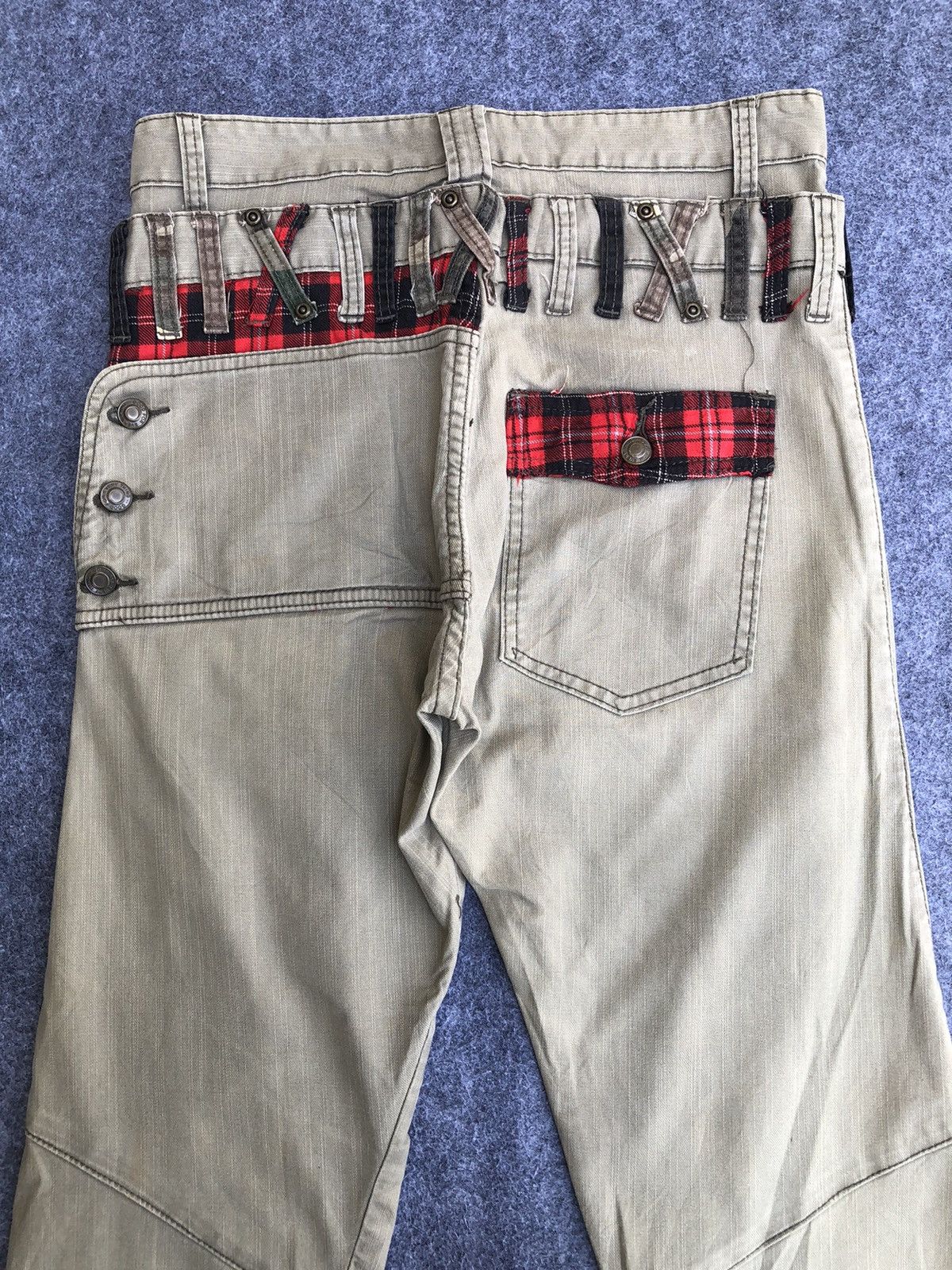 Japanese Brand Rare🔥Jungle Storm Double Waist jeans Size US 30 / EU 46 - 5 Thumbnail