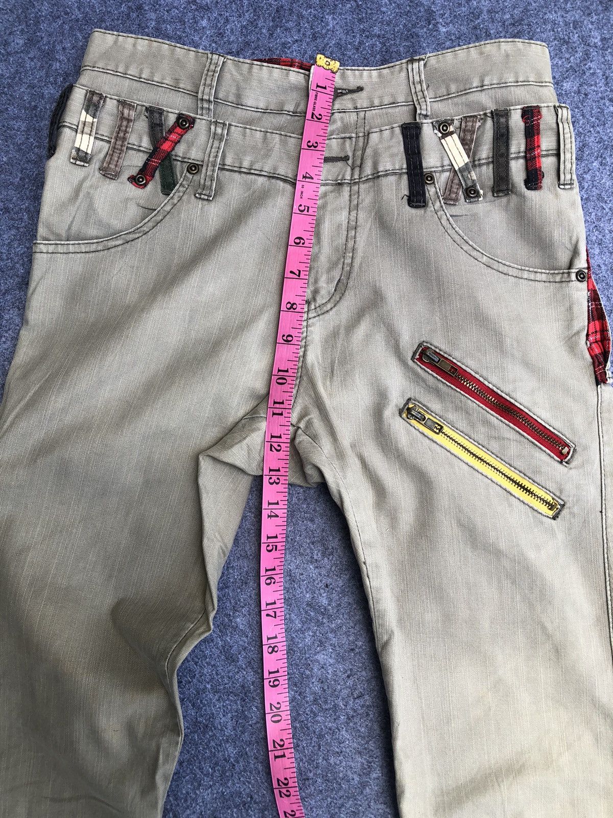 Japanese Brand Rare🔥Jungle Storm Double Waist jeans Size US 30 / EU 46 - 15 Thumbnail