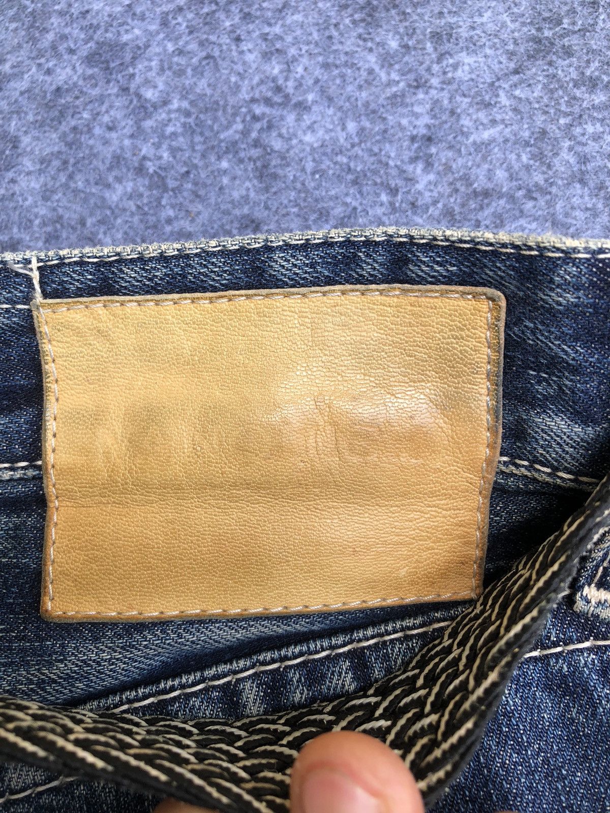 Japanese Brand Rare🔥Combo Set Vanquish Tokyo Japan Jeans & Belt Size US 33 - 9 Thumbnail