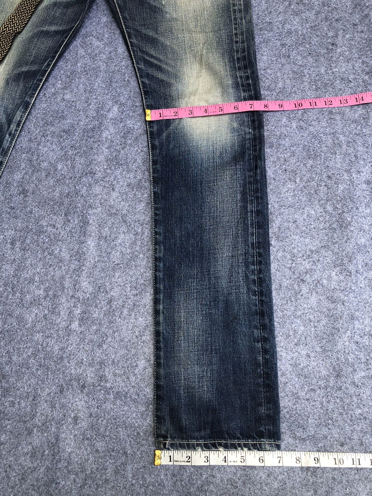Japanese Brand Rare🔥Combo Set Vanquish Tokyo Japan Jeans & Belt Size US 33 - 16 Thumbnail