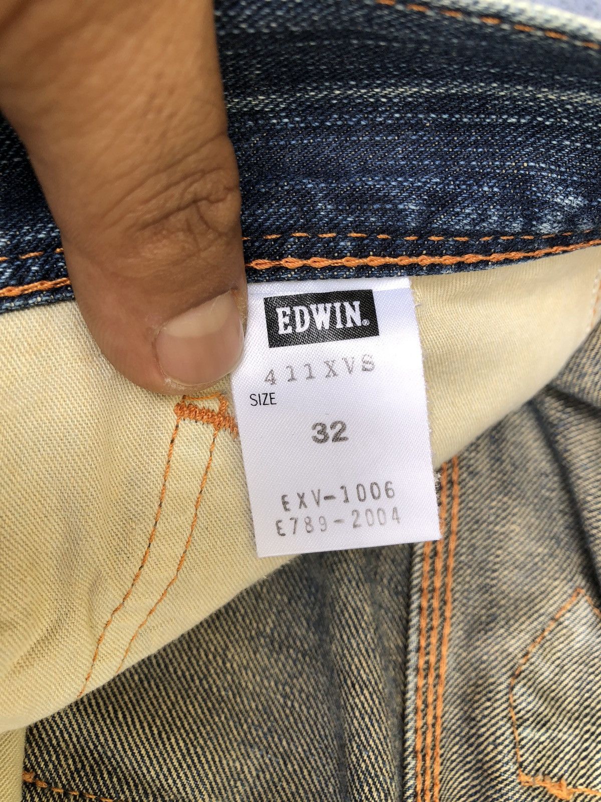 Edwin Last Drop🔥Rare🔥Edwin Distressed Bootcut Exclusive Vtg Jeans Size US 34 / EU 50 - 10 Thumbnail