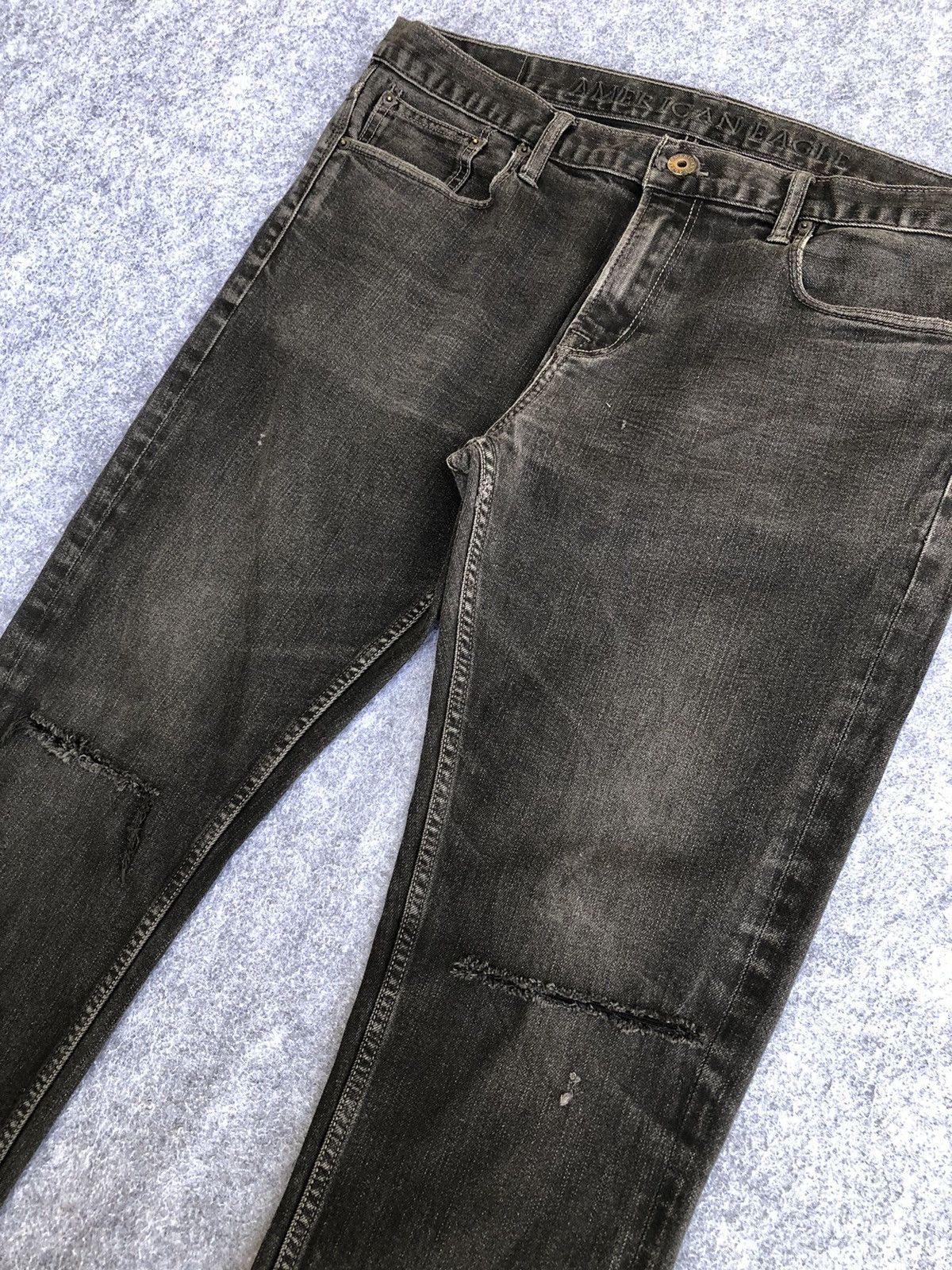 American Eagle Outfitters Rare🔥American Eagle Distressed Skinny Jeans Size US 38 / EU 54 - 1 Thumbnail