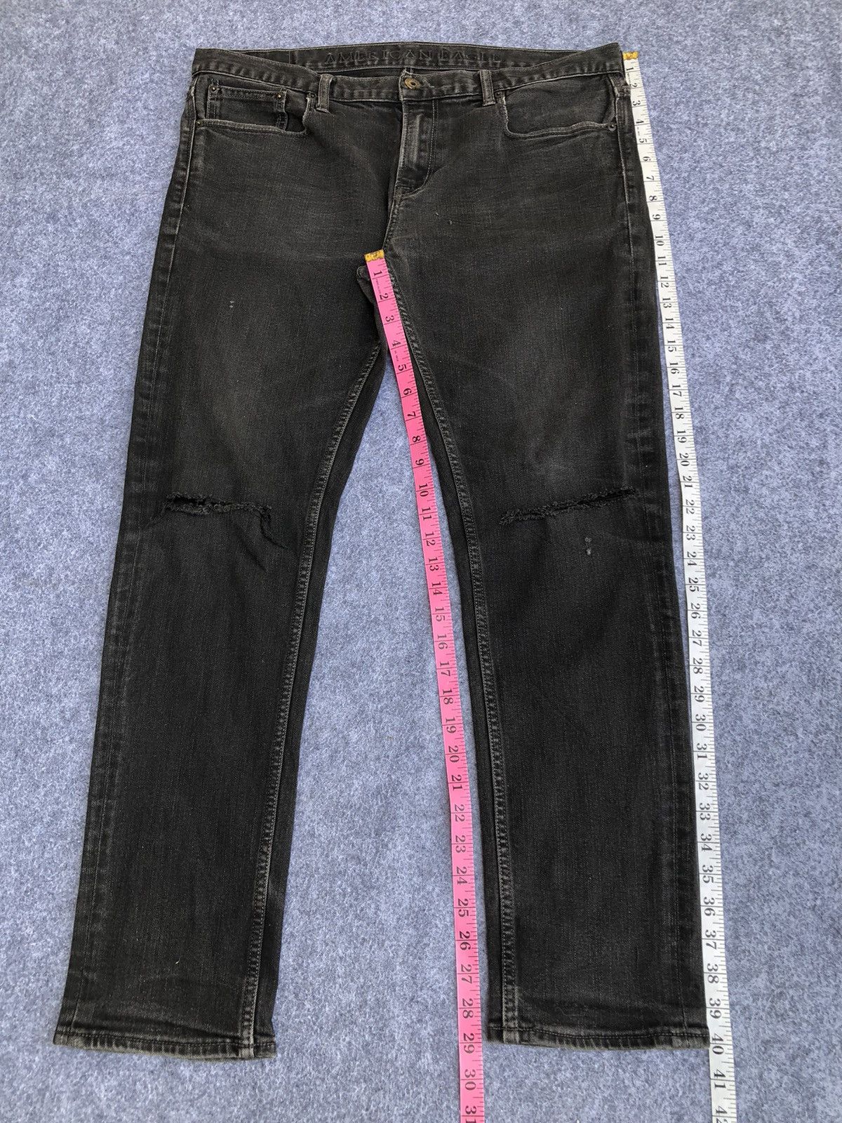 American Eagle Outfitters Rare🔥American Eagle Distressed Skinny Jeans Size US 38 / EU 54 - 11 Thumbnail