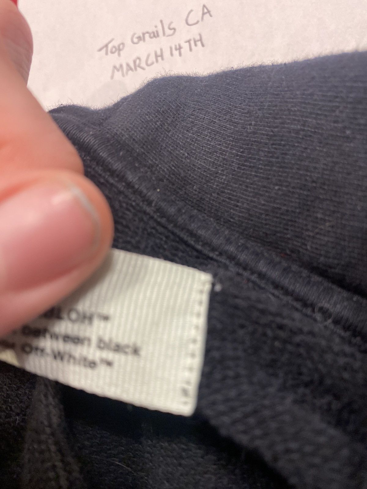 Off-White Used OFF-White Drawstring Pullover Hoodie Red/White X Logo Size US M / EU 48-50 / 2 - 13 Thumbnail