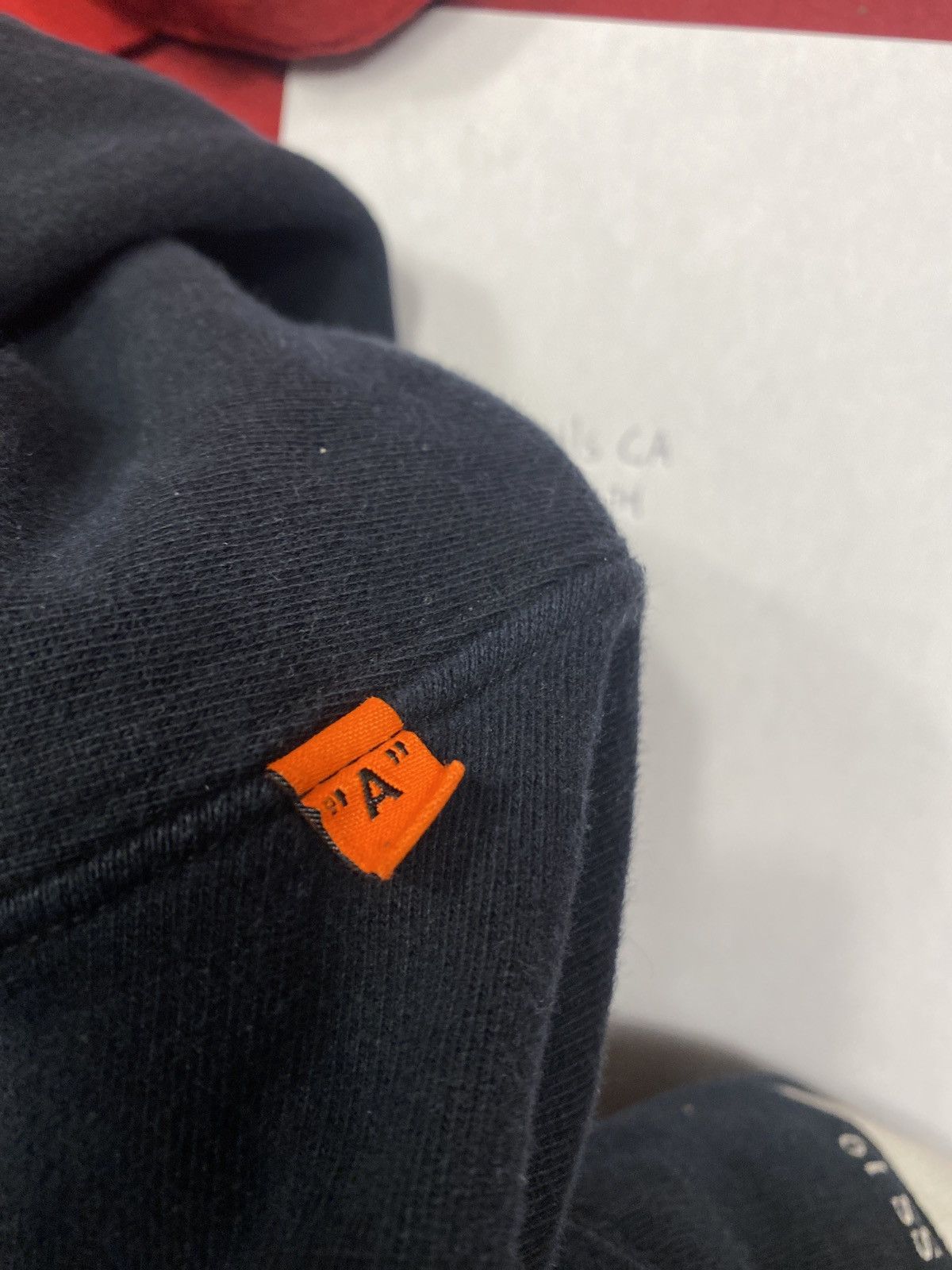 Off-White Used OFF-White Drawstring Pullover Hoodie Red/White X Logo Size US M / EU 48-50 / 2 - 11 Thumbnail