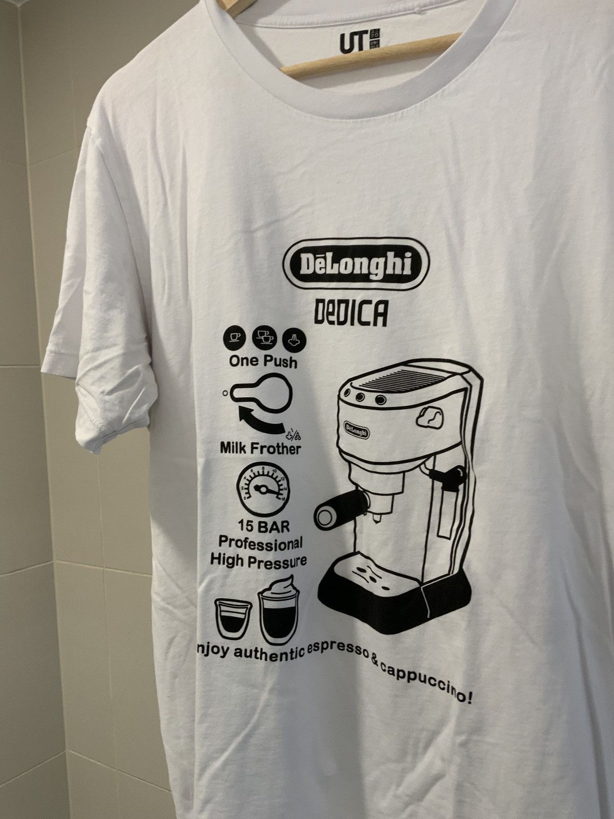 Uniqlo DeLonghi Dedica Espresso Tee Uniqlo Grailed