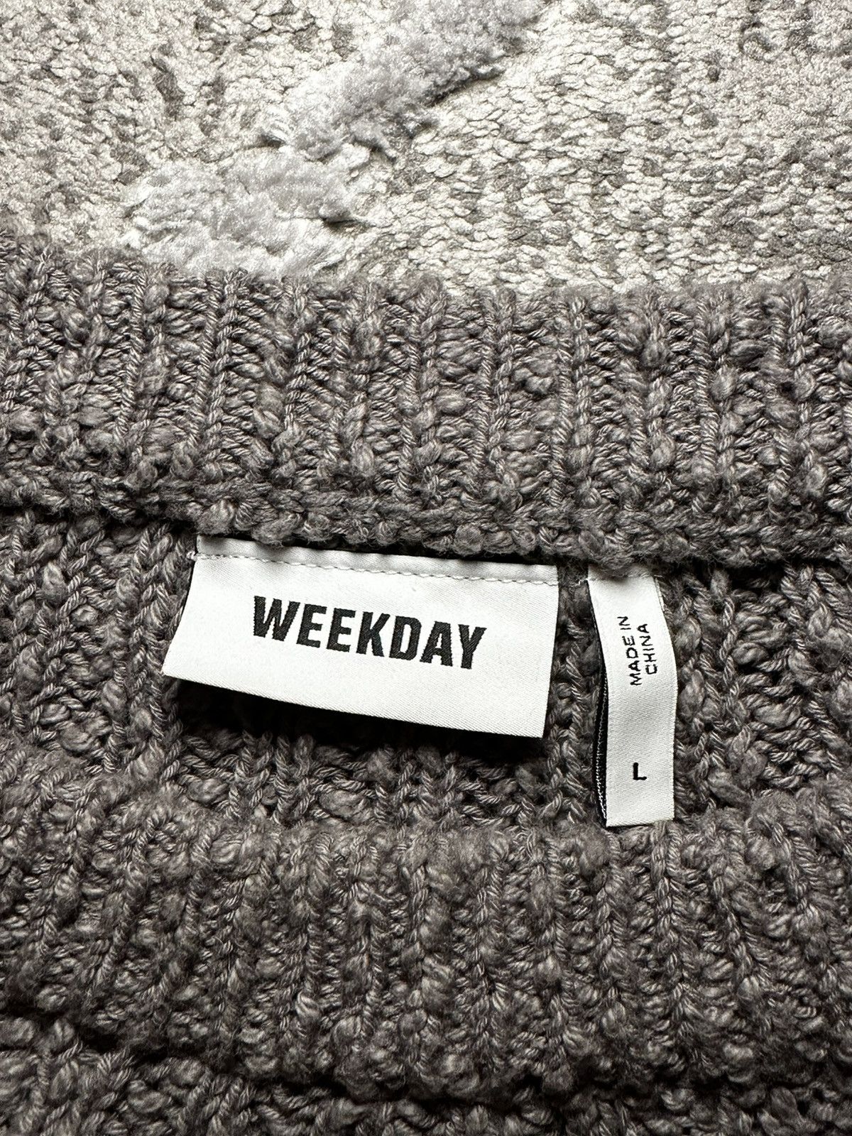 Weekday Weekday Jesper Knit sweater boxxy crop Size US L / EU 52-54 / 3 - 4 Thumbnail