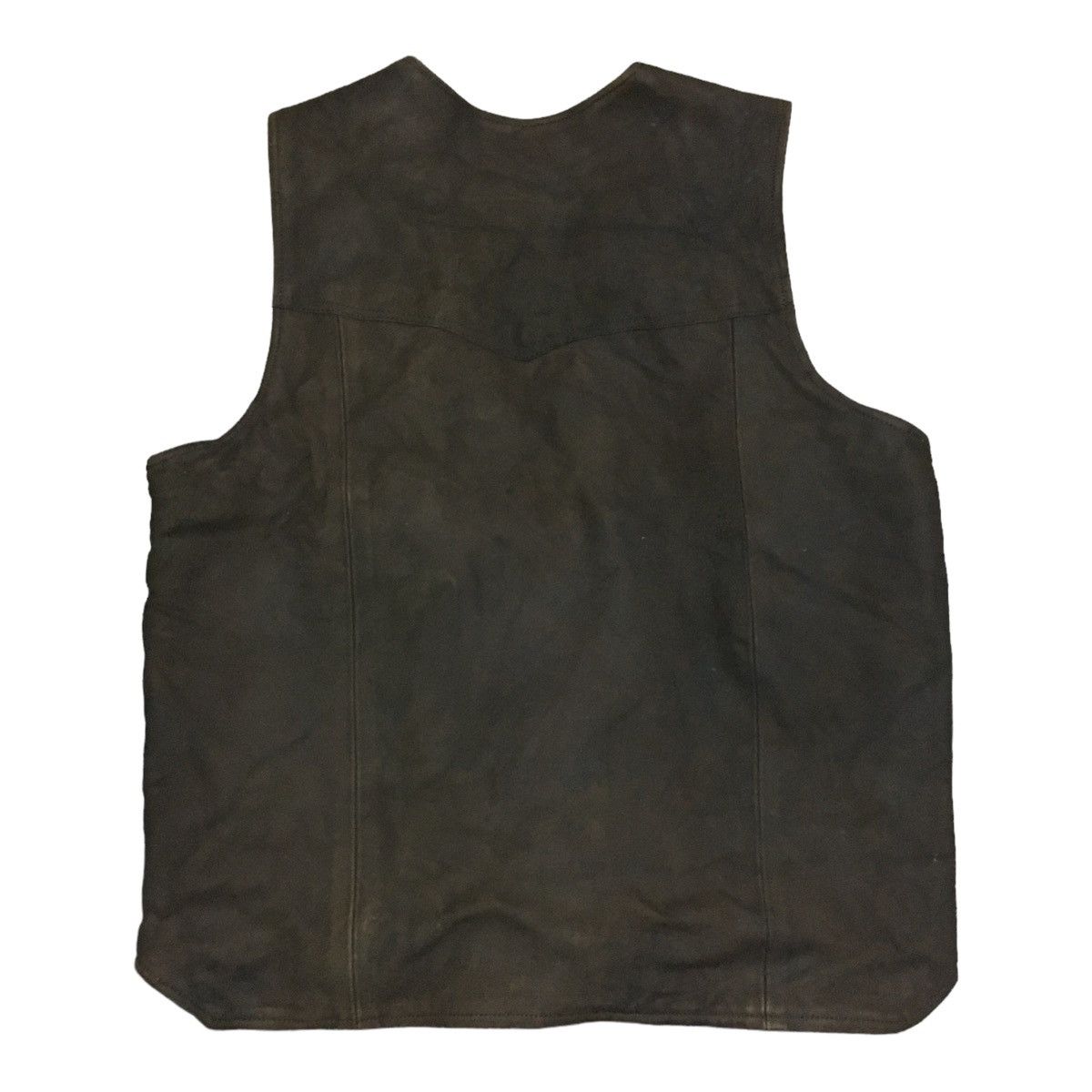 Other Rare Design Vintage Brand Leather Vests 1990s Size US XL / EU 56 / 4 - 2 Thumbnail