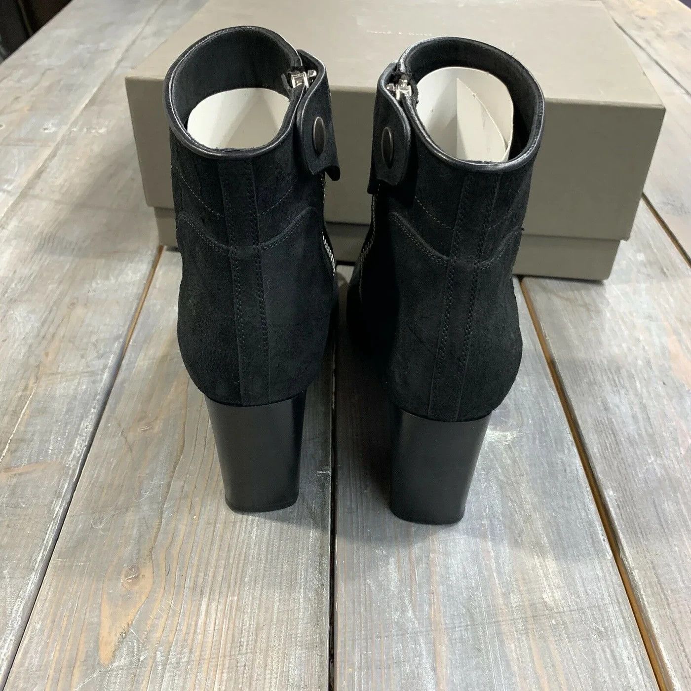 Rick Owens Like New SS14 Vicious Men's Heel Boots Size US 7 / EU 40 - 4 Thumbnail