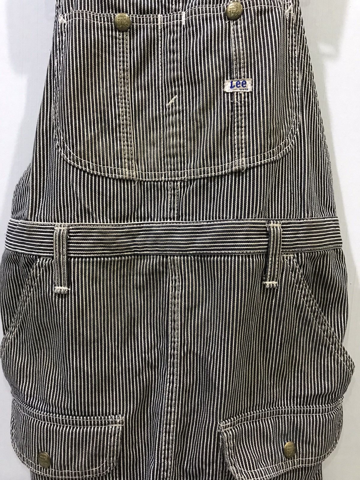 Lee LEE Heavy Duty Hickory Stripe Carpenter Apron Size US 34 / EU 50 - 3 Thumbnail