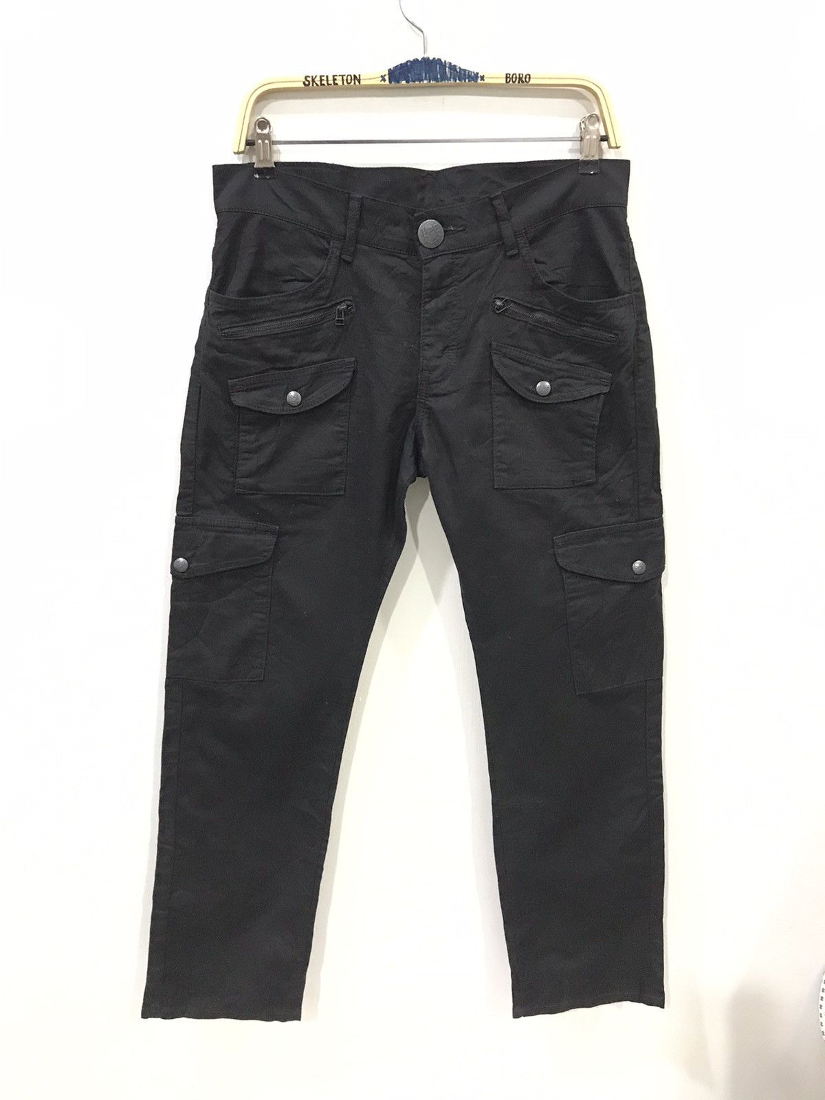 Lee × Seditionaries Lee Multipockets Tactical Multizippers Punk Skinny Pant Size US 33 - 2 Thumbnail
