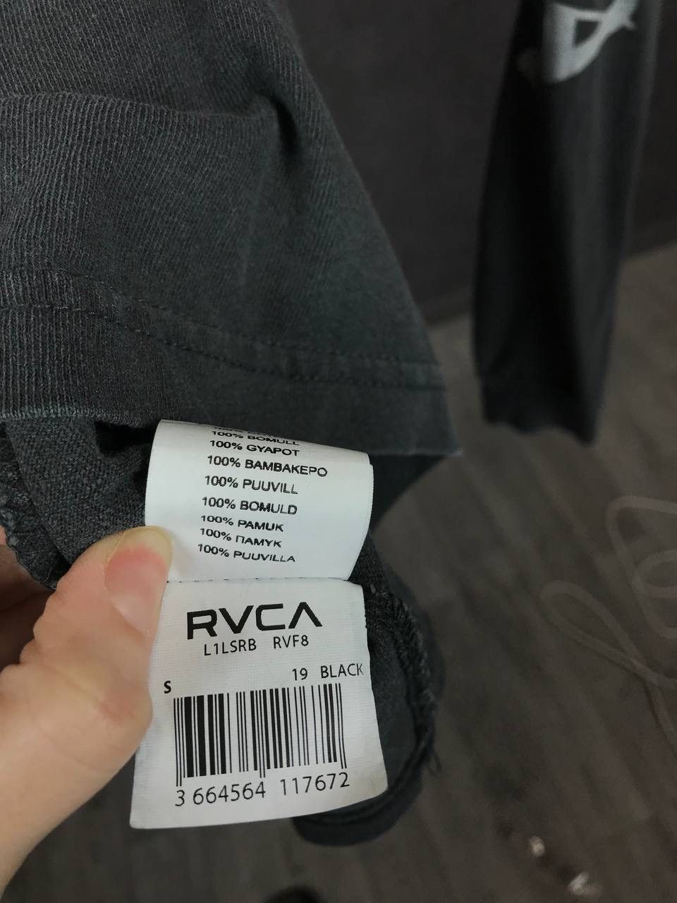 RVCA RVCA skulls luxury pigment dye overprinted longsleeve Size US S / EU 44-46 / 1 - 6 Thumbnail