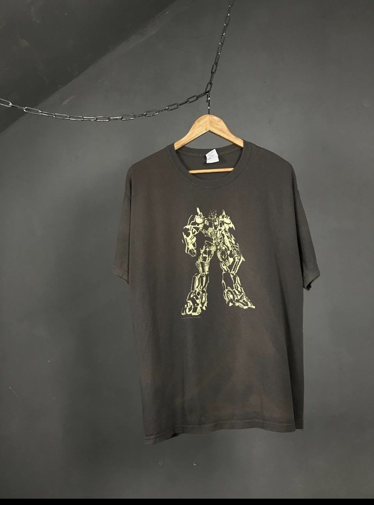 Vintage Transformers movie 2007 vintage optimus prime streetwear tee Size US L / EU 52-54 / 3 - 1 Thumbnail