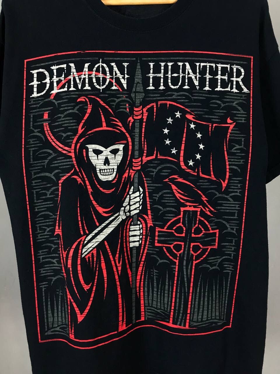 Band Tees Demon Hunter 2010 Vintage Band Tour Tee Size US L / EU 52-54 / 3 - 3 Thumbnail