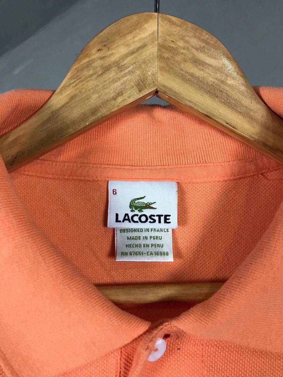 Lacoste Lacoste Vintage Luxury Polo Tee Size US XL / EU 56 / 4 - 4 Thumbnail