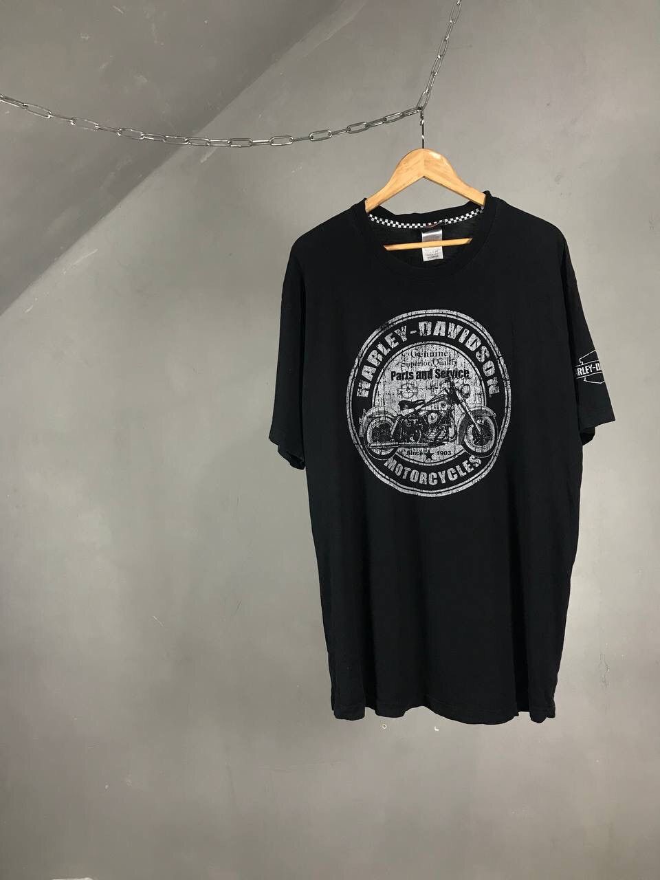 Harley Davidson Harley Davidson Vintage Rock 2013 Made In USA Tee Size US XL / EU 56 / 4 - 1 Thumbnail