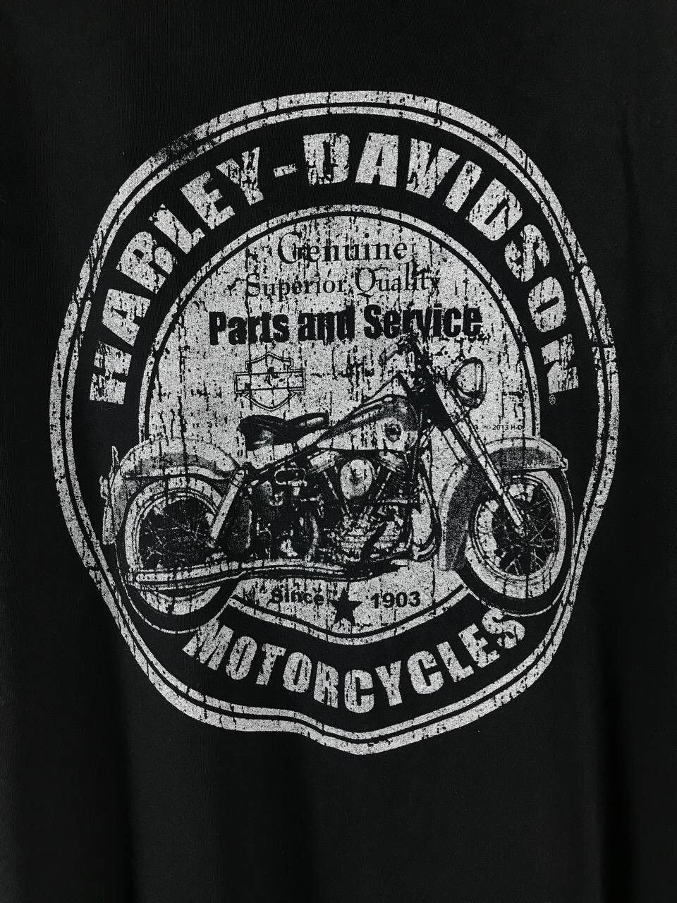 Harley Davidson Harley Davidson Vintage Rock 2013 Made In USA Tee Size US XL / EU 56 / 4 - 3 Thumbnail