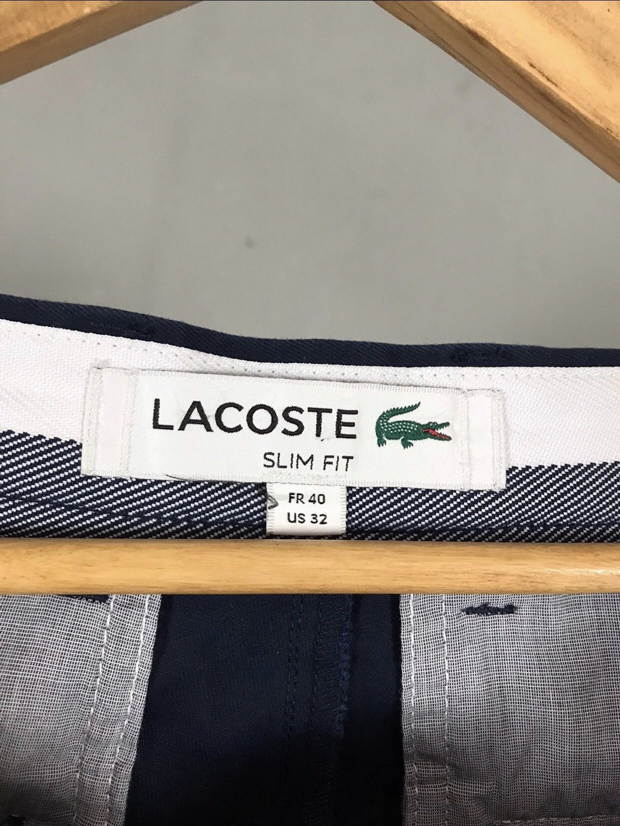 Lacoste Lacoste Luxury Streetwear Navy Blue Shorts Size US 32 / EU 48 - 4 Thumbnail