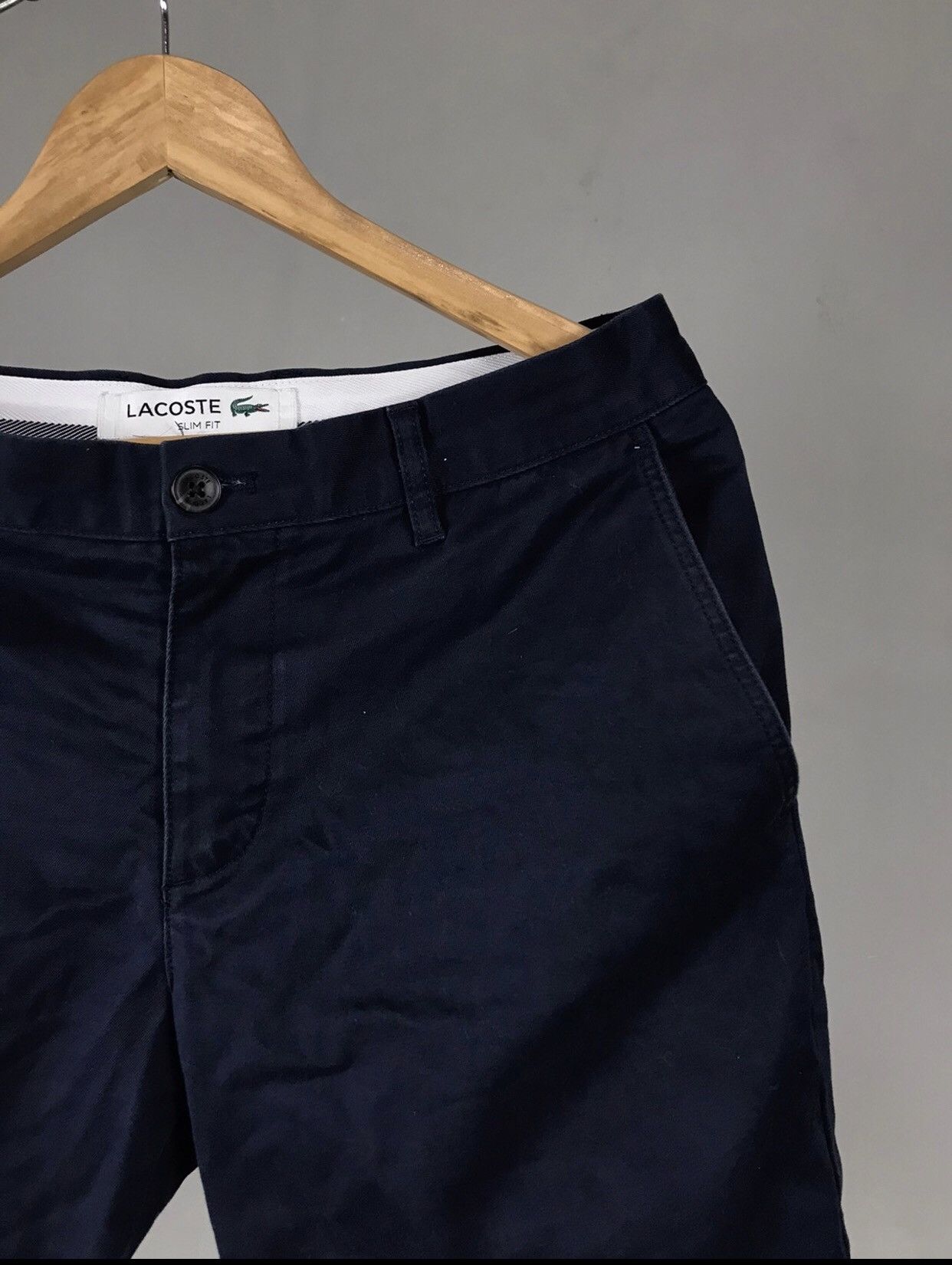 Lacoste Lacoste Luxury Streetwear Navy Blue Shorts Size US 32 / EU 48 - 2 Thumbnail