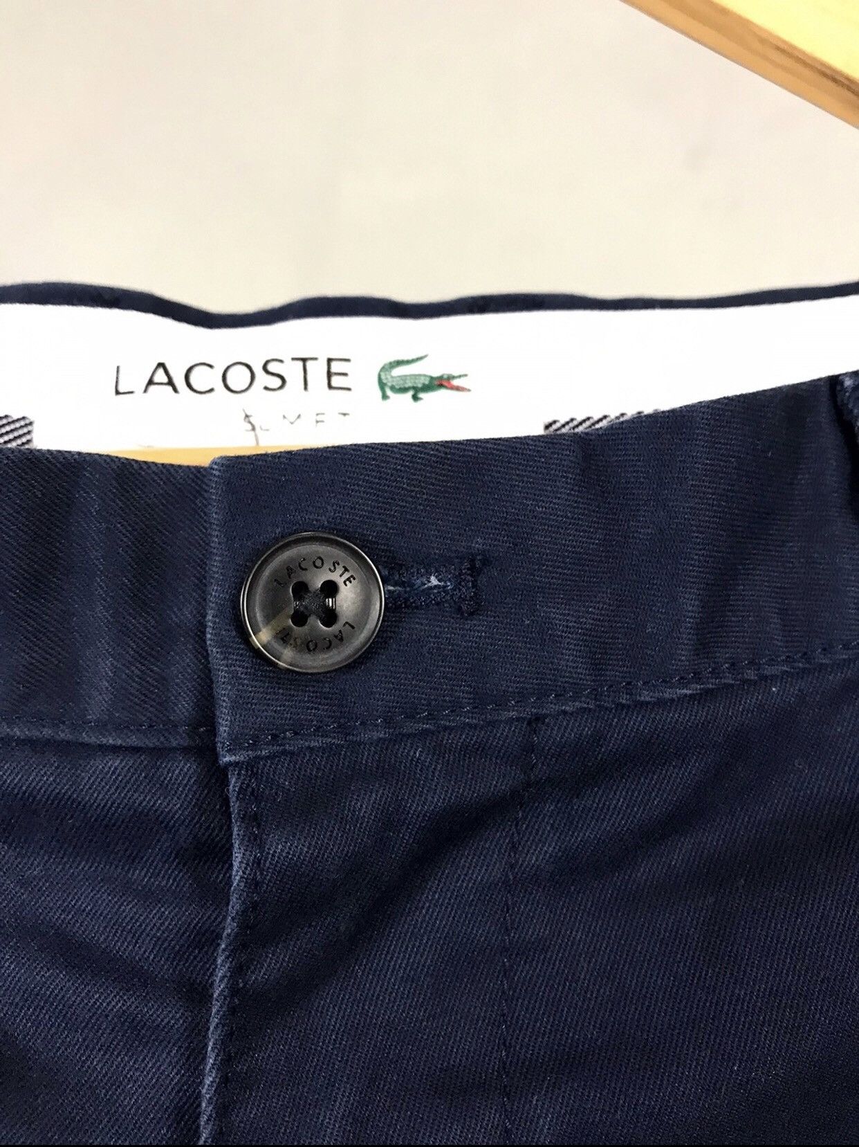 Lacoste Lacoste Luxury Streetwear Navy Blue Shorts Size US 32 / EU 48 - 3 Thumbnail
