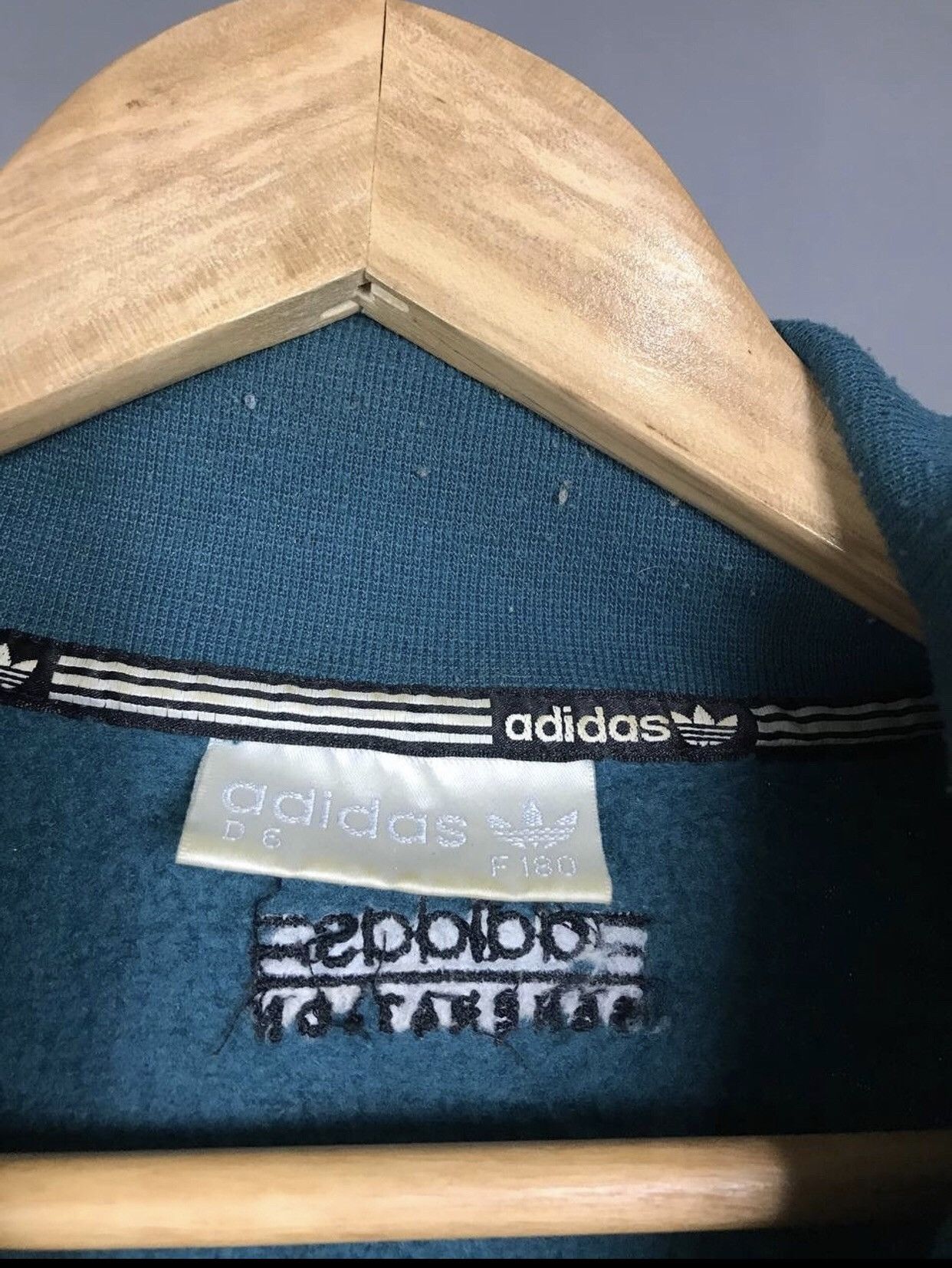 Adidas Adidas vintage streetwear fleece sweatshirt Size US L / EU 52-54 / 3 - 4 Thumbnail