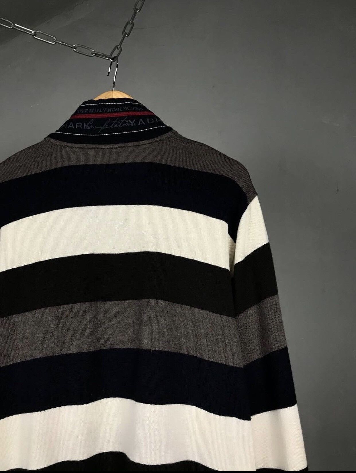 Paul & Shark Paul & Shark luxury multicolor 1/4 zip sweatshirt Size US XL / EU 56 / 4 - 8 Thumbnail