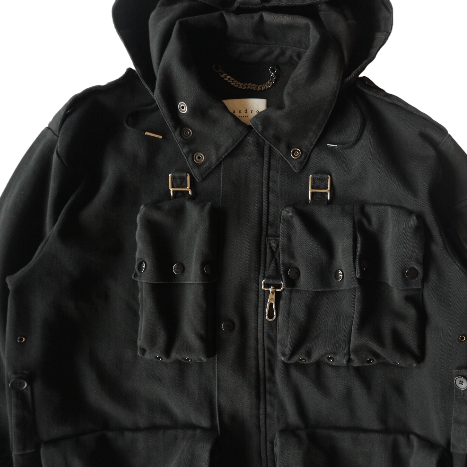 Japanese Brand × Sandro Sandro FW 2020 Multi Pocket Tactical Jacket Size US L / EU 52-54 / 3 - 7 Thumbnail