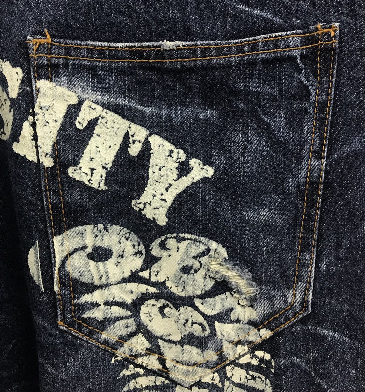 Japanese Brand NYLAUS AUTHENTIC BRAND N.C.R-S.C.R DENIM PANTS Size US 34 / EU 50 - 7 Thumbnail