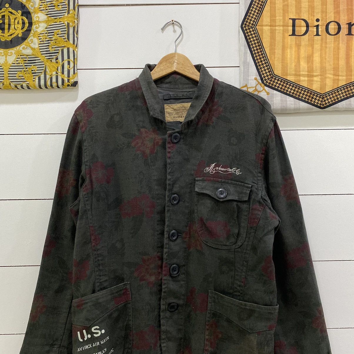 Avirex × Japanese Brand Avirex Flight Garment Specification Blazer Floral Size US M / EU 48-50 / 2 - 2 Thumbnail