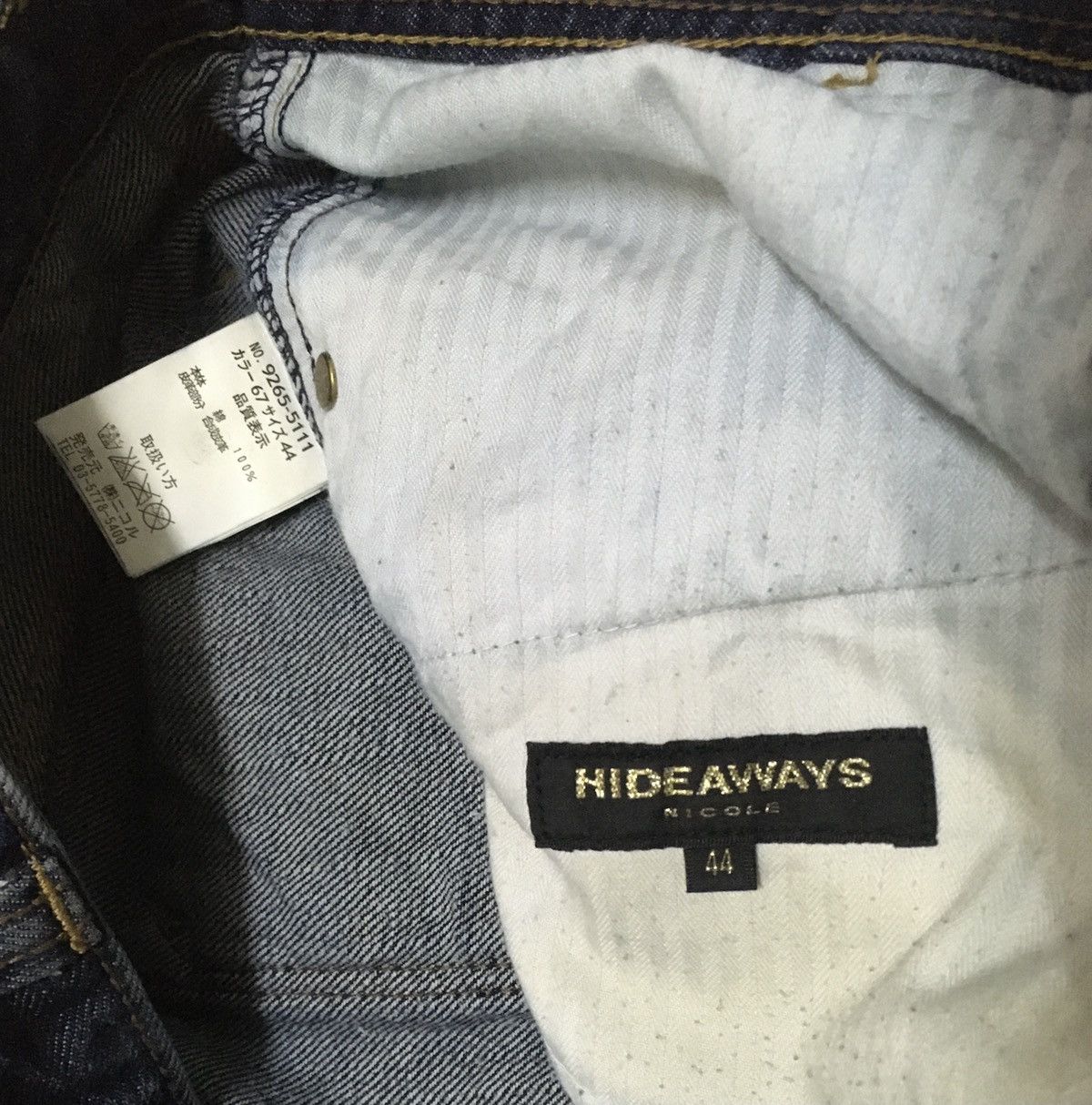 If Six Was Nine Rare Design Vintage Hideaways Nicole Flared Jeans 1990s Size US 31 - 7 Thumbnail