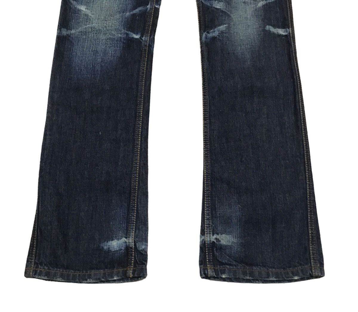 If Six Was Nine Rare Design Vintage Hideaways Nicole Flared Jeans 1990s Size US 31 - 5 Thumbnail