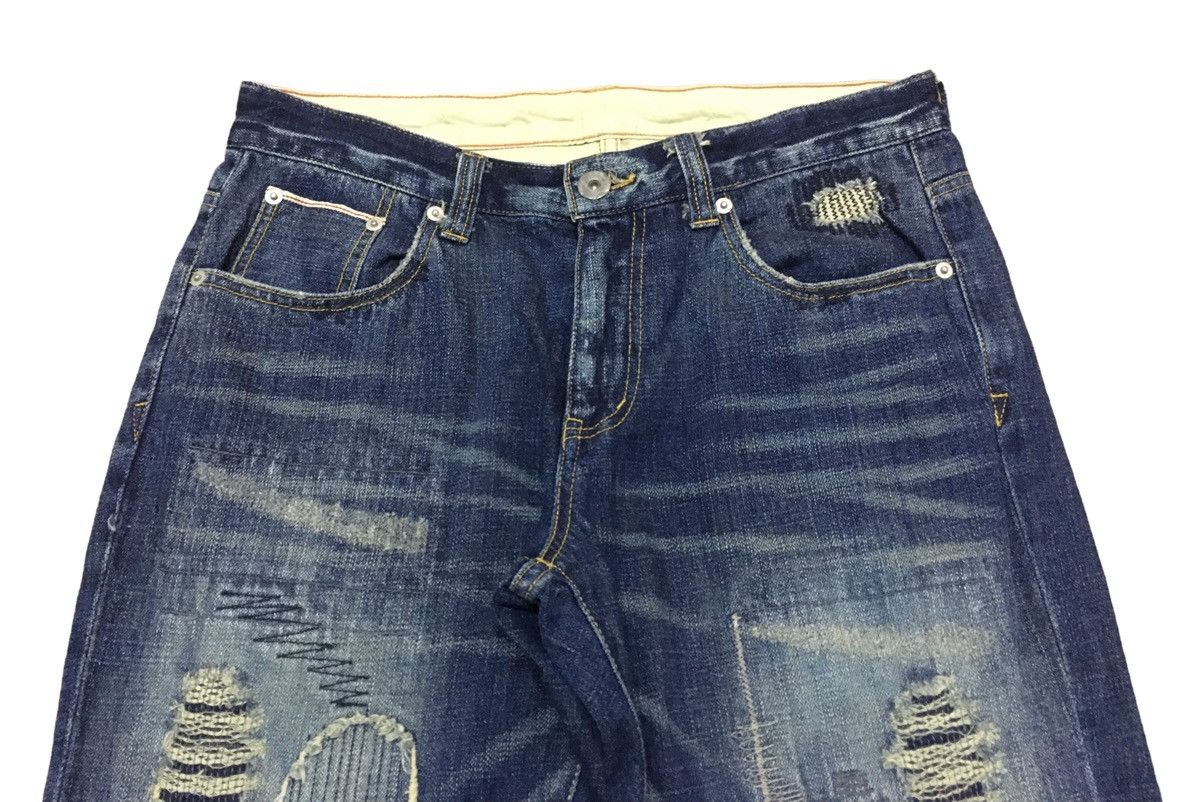 If Six Was Nine × Japanese Brand Rare Design Vintage Japanese Brand Distressed Jeans 1990s Size US 32 / EU 48 - 3 Thumbnail