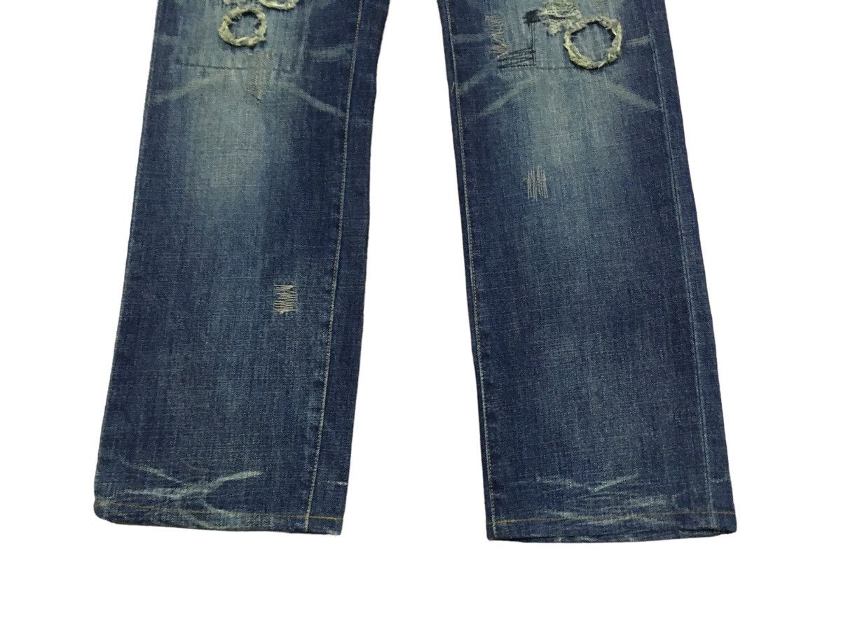 If Six Was Nine × Japanese Brand Rare Design Vintage Japanese Brand Distressed Jeans 1990s Size US 32 / EU 48 - 5 Thumbnail