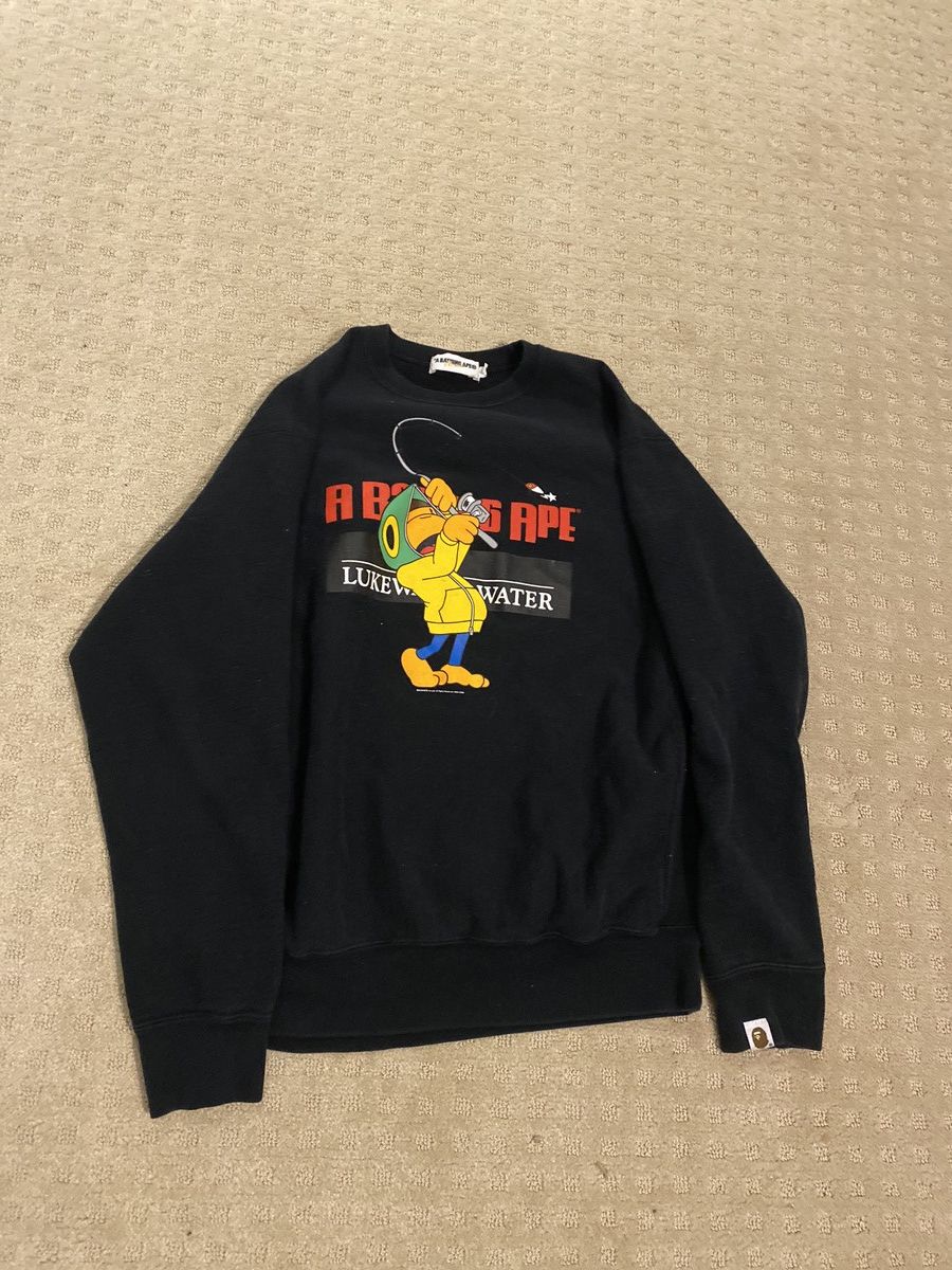 Bape Baby Milo Fishing Crewneck Size US M / EU 48-50 / 2 - 12 Thumbnail
