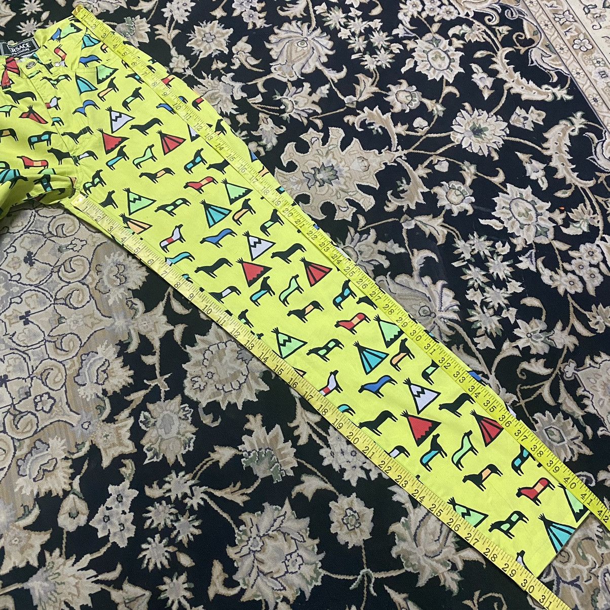 Versace Versace Jeans Couture Printed Animal Pants Size 24" / US 00 / IT 34 - 16 Thumbnail