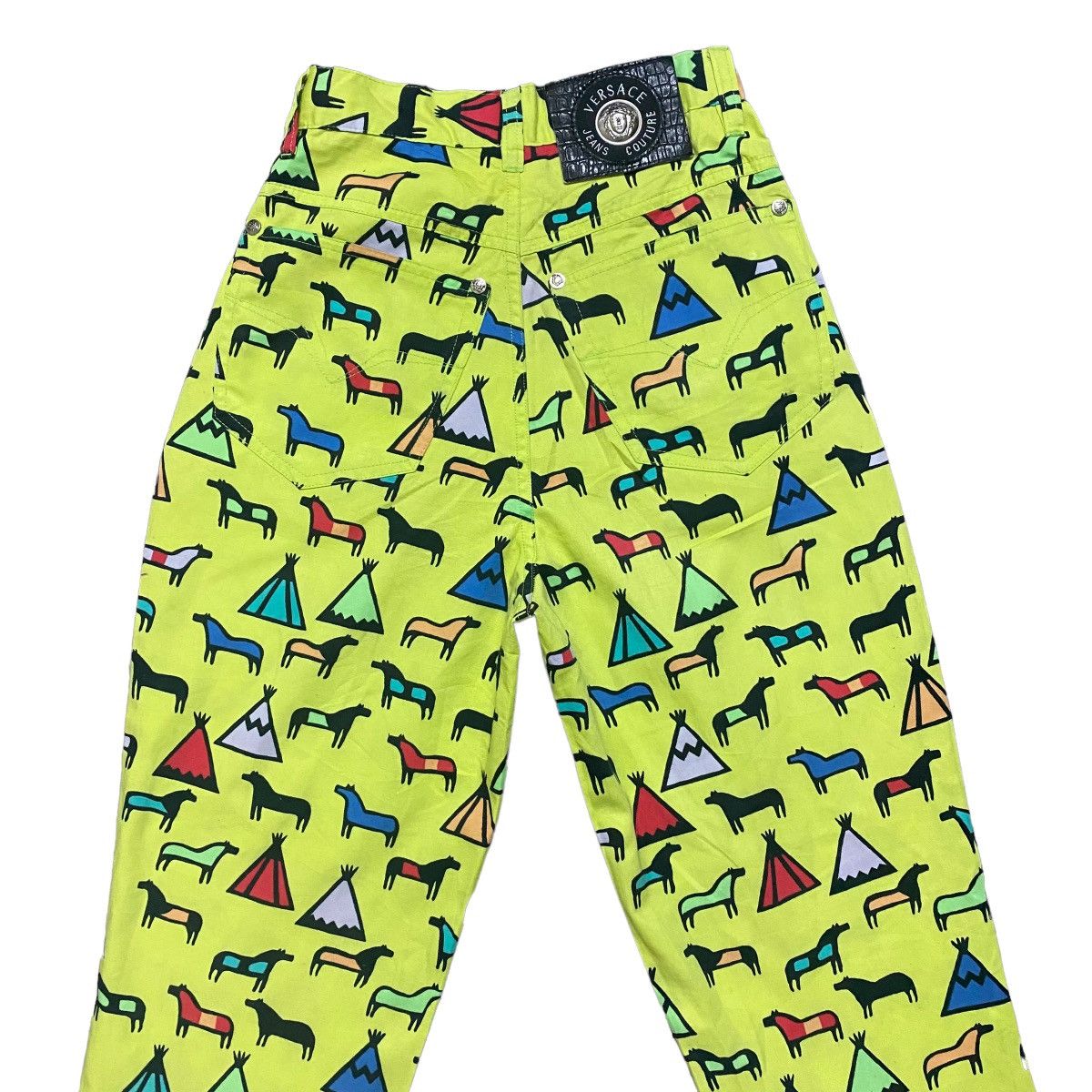 Versace Versace Jeans Couture Printed Animal Pants Size 24" / US 00 / IT 34 - 7 Thumbnail