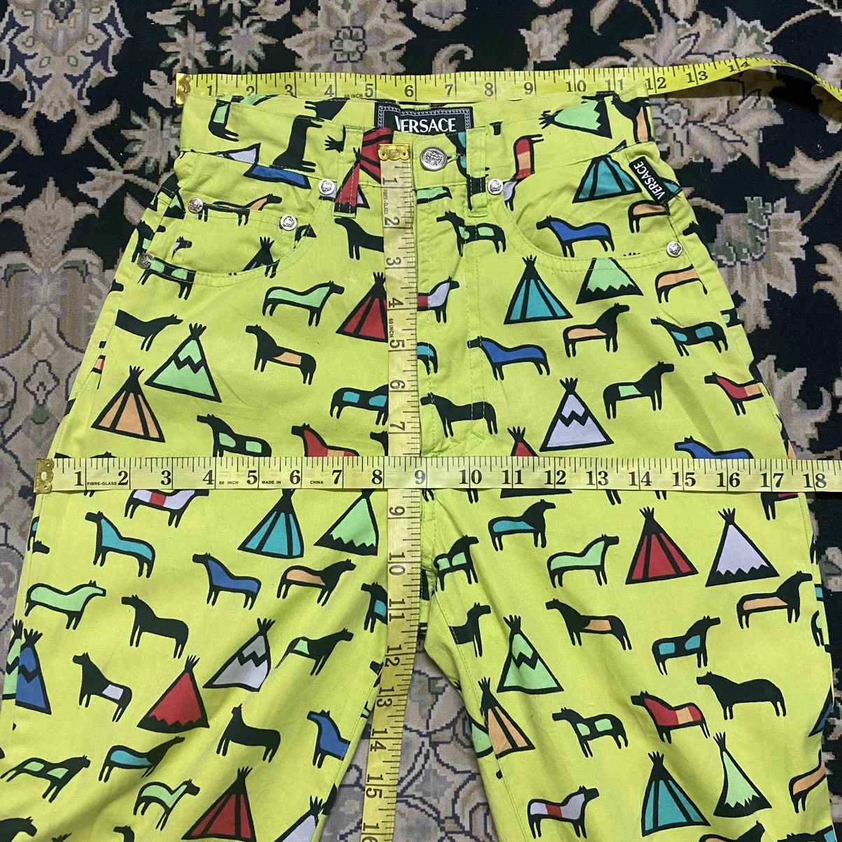 Versace Versace Jeans Couture Printed Animal Pants Size 24" / US 00 / IT 34 - 15 Thumbnail