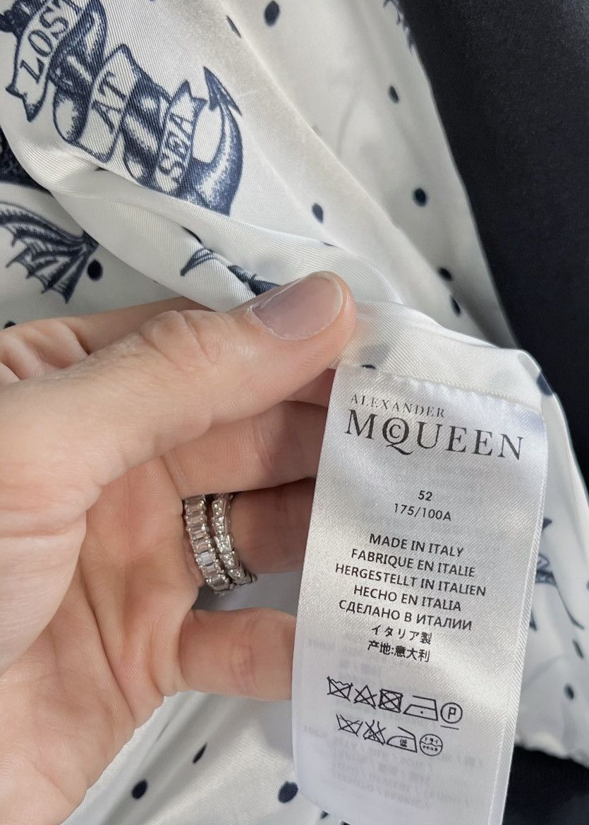 Alexander McQueen Alexander McQueen FW15 Mermaid Quilted Silk Bomber Jacket Size US L / EU 52-54 / 3 - 7 Thumbnail
