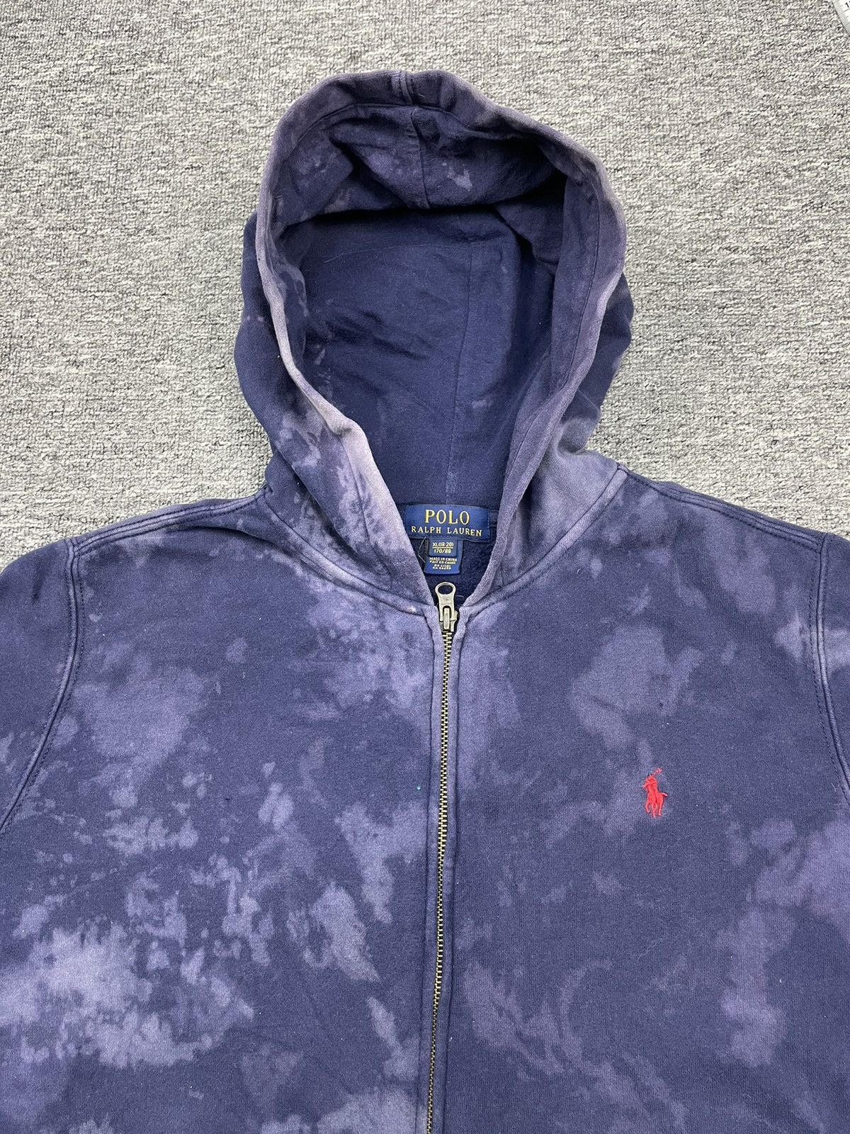 Polo Ralph Lauren Polo Ralph Lauren Hoodie Full Zip Tie Dye Acid Wash Size US L / EU 52-54 / 3 - 4 Thumbnail