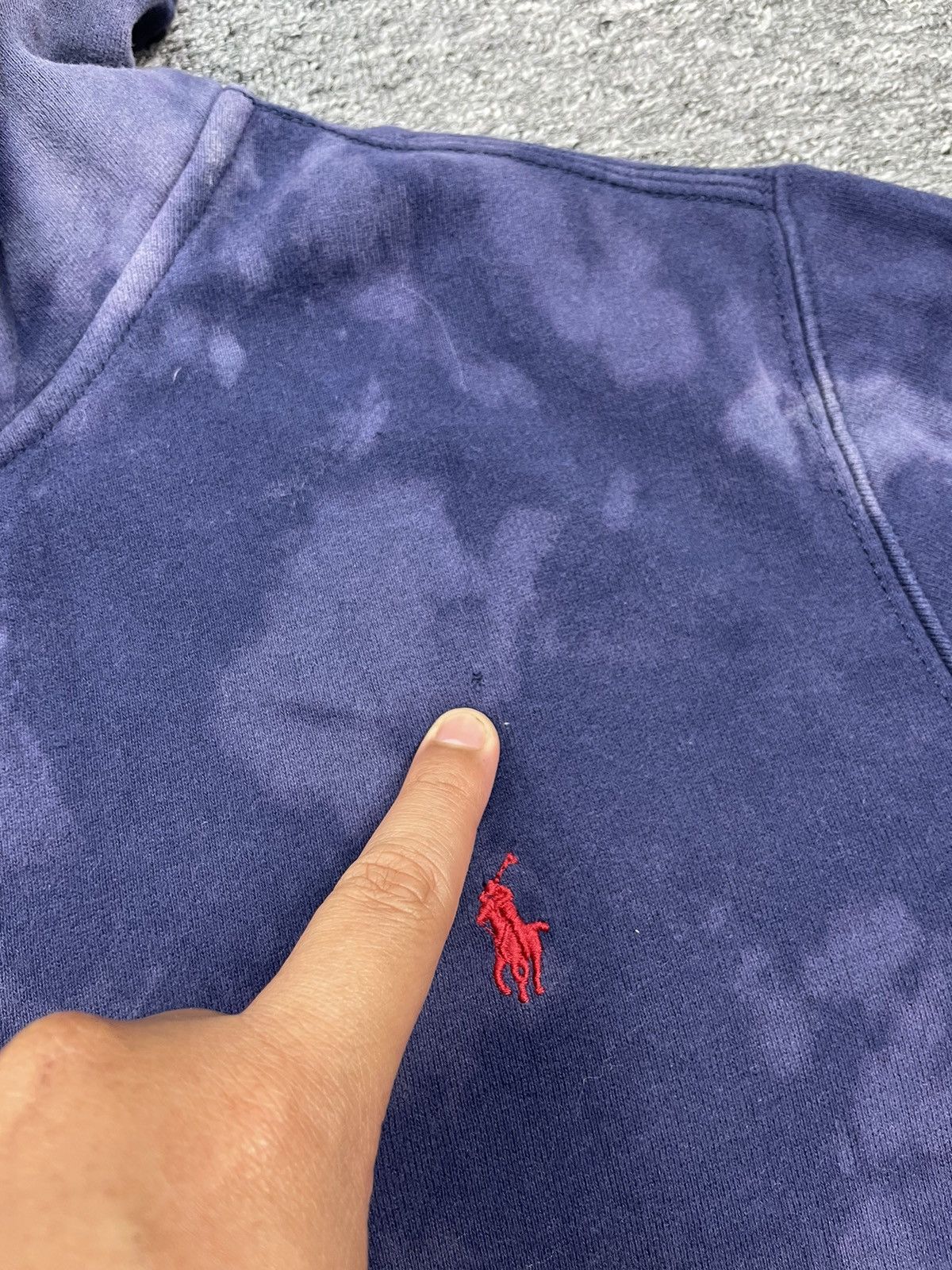 Polo Ralph Lauren Polo Ralph Lauren Hoodie Full Zip Tie Dye Acid Wash Size US L / EU 52-54 / 3 - 6 Thumbnail