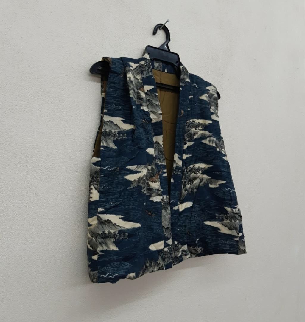 Japanese Brand Vintage Art Japanese Vest Design Kimono Size US M / EU 48-50 / 2 - 4 Thumbnail