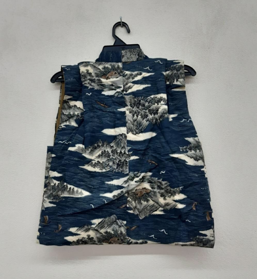 Japanese Brand Vintage Art Japanese Vest Design Kimono Size US M / EU 48-50 / 2 - 1 Thumbnail