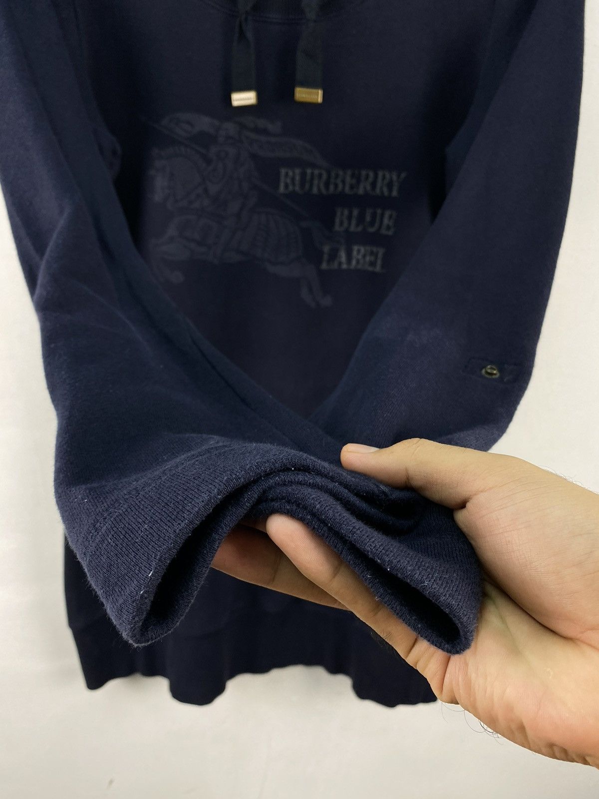 Burberry Burberry Blue Label Pullover Sweater Big Logo Size S / US 4 / IT 40 - 6 Thumbnail